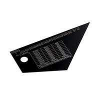 Reglas de medición de acción de cuerdas, reglas de altura de cuerda de guitarra para configuraciones de guitarra