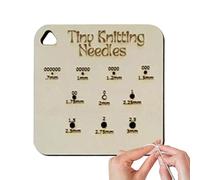 Reglas de Medición para Tejer - Reglas Cuadradas de Medición de Lana - Instrumento Versátil y Suministros Creativos para Principiantes y Apasionados del Ocio Manuales