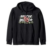 Reglas de ruptura Desobediencia Regla Rompiendo Positivo Break The Rules Sudadera con Capucha