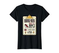 Reglas de Supervivencia de películas de Terror Regla No Dividir Estancia Camiseta gráfica económica, Mujer, Negro, L