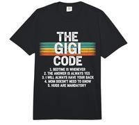 Reglas Divertidas de Gigi Code para Nietos y Nana Love Comfort Colors Adult Heavyweight T-Shirt