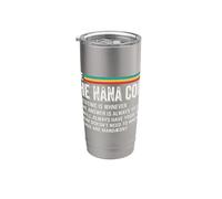 Reglas divertidas de Nana Code para nietos y Nana Love Vaso térmico de acero inoxidable de doble pared