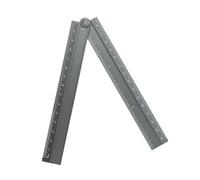 Reglas Plegamiento Aluminio 30 Cm Herramienta Medición Geométrica Fácil Transportar Para Uso Multifunción En Arte Del Entorno Matemáticas Y Entorno Oficina