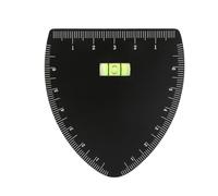 Reglas profesionales de contorno de cejas con marcado de centímetros y plantilla de precisión de alineación de equilibrio para reglas de plantilla de cejas