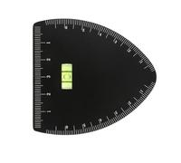 Reglas profesionales de contorno de cejas con marcado de centímetros y plantilla de precisión de alineación de equilibrio para herramienta de posicionamiento de cejas ajustable