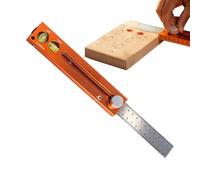 Règle De Niveau - Outil De Mesure De Précision Magnétique | Règle De Marquage Du Bois En D'aluminium Et Acier Inoxydable Avec Niveaux À Bulles Intérieur Pour Meubles De Maison, Armoires, Étagèr