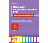Règlement de sécurité incendie ERP avec historique des versions
