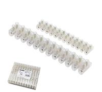 Regleta 12 Fichas Empalme 2 A. - 2,5 mm² (Paquete 10 Regletas)