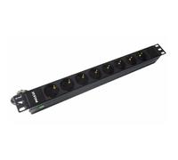 Regleta 19? sin interruptor bns 3518 ? 8 tomas schuko, cable 1.8m,