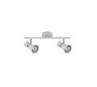 Regleta 2 luces metal color blanco serie mã¡ximo 36.5cm