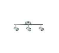 regleta 3 luces para baño modelo chacho blanco-cromo