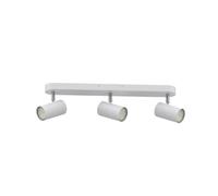 Regleta 3 luces metal color blanco serie lucas 48cm