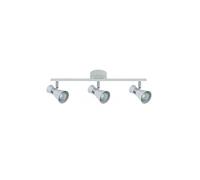 Regleta 3 luces metal color blanco serie mã¡ximo 48.5cm