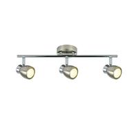 Regleta 3 luces metal color niquel serie chacho 48.5cm