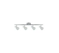 regleta focos orientables modelo cholo blanco/cromo