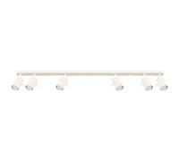Regleta 6 focos orientables Ring 6L con envío gratis Beige