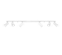 Regleta 6 focos orientables Ring 6L con envío gratis Blanco