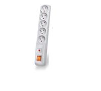 Regleta Acar F5 5 Tomas con Interruptor y Protección Universal 1,5 m