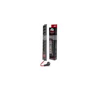 Regleta ACAR R8 Power 5M 8X 230V PL negra 16A W2452