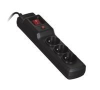Regleta Activejet COMBO 3GN 5M 3 Enchufes Tipo E 5 m Negro Seguridad Plastic