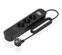 Regleta Aisens ASPS-2A2C11-BK 3 Tomas 2 USB-A 2 USB-C con Protección e Interruptor