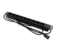 Regleta Alantec PZ09U 9 tomas AC 1,8 m Interior Negra 230 V 16 A