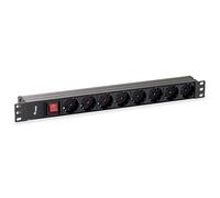 REGLETA ALIMENTACION RACK 19- 1U 8 TOMAS CON INTERRUPTOR