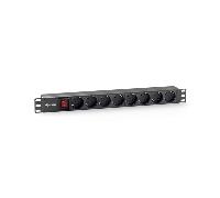 REGLETA ALIMENTACION RACK 19- 1U 8 TOMAS CON INTERRUPTOR