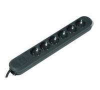Regleta Bachmann SMART 6 Tomas con Protección y Cable 3 m Interruptor, Carcasa Plástico