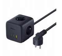 Regleta Baseus Enerfill Cube 67W 1,5m Negra