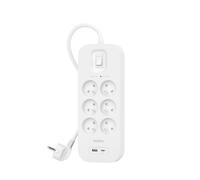 Regleta Belkin SRB002CA2M 6 Tomas Protección 2 USB-A y USB-C Interruptor 2 m