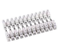 Regleta blanca 24 polos 3A - 4mm2 macho-femm 380V 10pcs