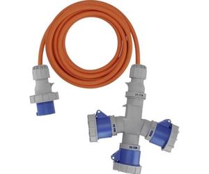 Regleta Brennenstuhl 3 Tomas CEE 16A H07RN-F IP44 2 m Cable