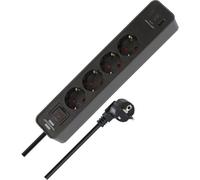 Regleta Brennenstuhl 4 Tomas 2 USB-C 1 USB-A con Protección y Interruptor