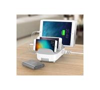 Regleta Compulocks 10 Tomas con Protección y 2,4 A USB Blanca