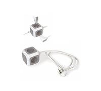 REGLETA CON CARGADOR USB FONESTAR CUBIK-42UG - 4 TOMAS ENCHUFE + 2 PUERTOS USB - INDICADOR LUMINOSO DE ENCENDIDO