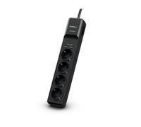 CyberPower P0420SUD0-DE limitador de tensión Negro 4 salidas AC 200 - 250 V 1,8 m