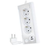 Nanocable regleta de sobremesa con 3 tomas de tierra y 2 usb´s con lu