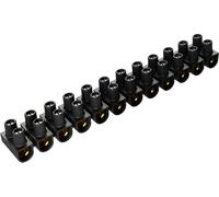 Regleta conexion 12 bornes 2,5mm² 18A 450VSOLERA RE2,5/10N Negro