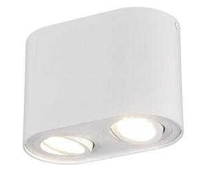 Regleta Cookie (35 W, Blanco, GU10, Número de bombillas: 2 ud.)
