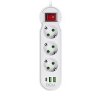 Regleta DCU Advance Tecnologic 37400103 3 Tomas Schuko con USB-A USB-C Protección e Interruptor