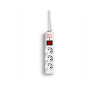 Regleta con interruptor Salicru SPS SAFE 3/ 3 Tomas de corriente/ Cable 1.5m/ Blanca