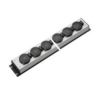 Regleta de 4 tomas de corriente Martin Kaiser con tapa abatible IP20 (Enchufe Europeo) - 1059/4l-sw [10 Piezas]