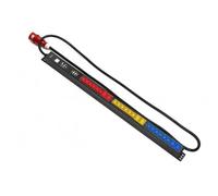 Regleta de alimentación SMART PDU 0U, enchufe IEC 60309 32A/400V, 18x tomas C13 10A/250V, 6x tomas C19 16A/250V, 32A