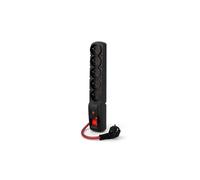 ACAR F5 POWER REGLETA ELÉCTRICA 10M 5X 230V PL NEGRO 16A W2301