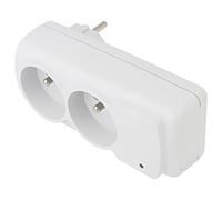 Regleta de enchufes ACAR MINI AGD: enchufes de protección: 2 230VAC 10A blanc...