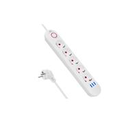 Regleta de enchufes, cable de extensión 5 enchufes + MCE395 W