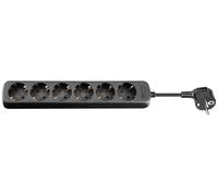 Regleta de enchufes con 6 enchufes, 3m, longitud de cable 96050