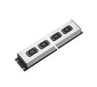 Regleta de enchufes Martin Kaiser 6 vías C13 10Amp - 1022/6l-sw [10 Piezas]