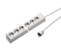 Regleta de enchufes Martin Kaiser con persiana y cable (Enchufe Europeo) - 1102KZL10ws15 [10 Piezas]